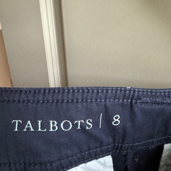 Talbots navy chino shorts. Absolutely perfect condition; worn once! - Picture 2 of 3